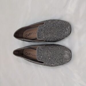 Carvela Women's Sparkling Silver Loafers